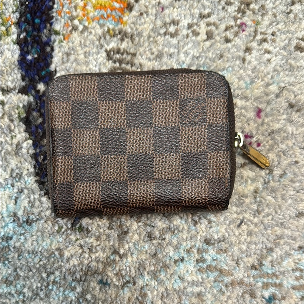 Louis Vuitton Brown Checkered Wallet